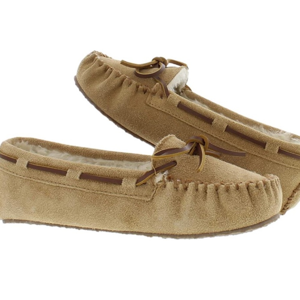 Minnetonka Cassie Slippers for Infants/Toddler/Little Kids Boys And Girls